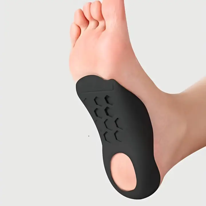 Suport plantar pentru călcâi și talpă – silicon flexibil, antiderapant